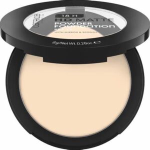 Catr 18H HD Matte Powder Foundation 001C