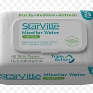 Starville Micellar Water Wipes 25 P - ستارفيل
