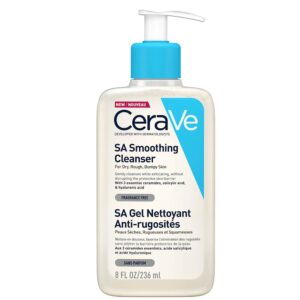 cerave sa smoothing cleanser for dry , rough , bumpy skin 236 ml